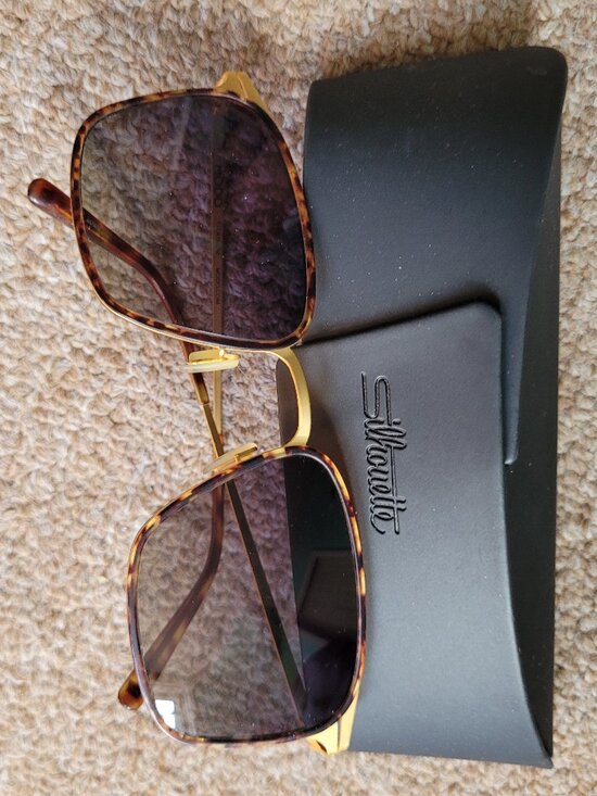 Silhouette womens tortoise shell sunglasses